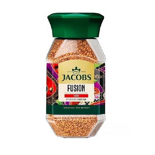Jacobs Fusion, растворимый, 95 гр Jacobs Fusion, растворимый, 95 гр